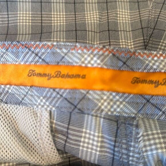 Tommy Bahama Paradise Tech Nylon Plaid Shorts size 38 - Picture 5 of 7